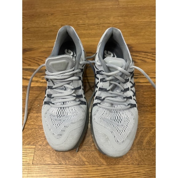 Nike Air Max 2015 Men's Running Shoes Wolf Grey Black Size 9.5 - Picture 2 of 8